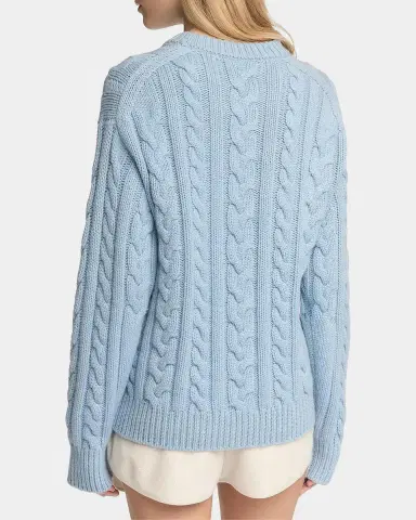 Malo Cable-Knit Cashmere Crewneck Sweater | Thumbnail 3