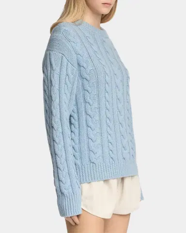 Malo Cable-Knit Cashmere Crewneck Sweater | Thumbnail 7