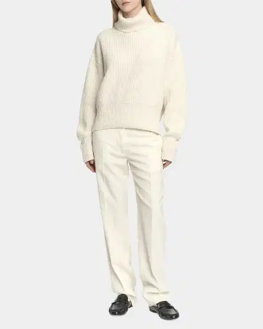 Malo Rib-Knit Cashmere Turtleneck Sweater | Thumbnail 2