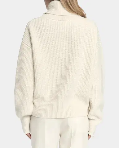 Malo Rib-Knit Cashmere Turtleneck Sweater | Thumbnail 3