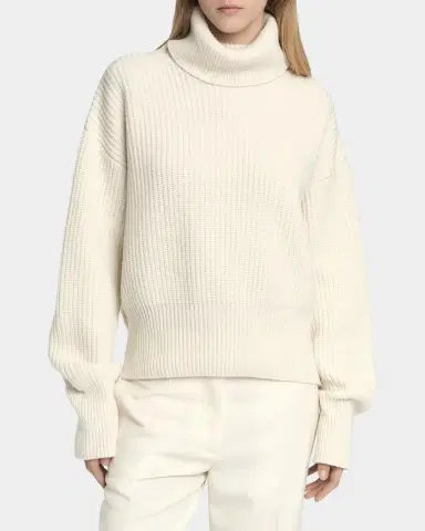 Malo Rib-Knit Cashmere Turtleneck Sweater | Thumbnail 4