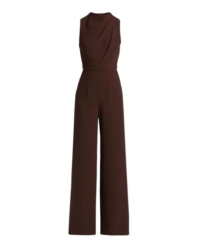 BLACK HALO Corrine High-Neck Sleeveless Jumpsuit