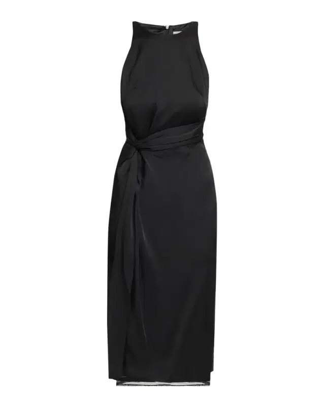 RÓHE Sleeveless Sarong Halter Midi Dress