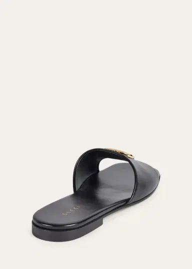 Gucci Marmont GG Leather Slide Sandals | Thumbnail 2 Gucci Marmont GG Leather Slide Sandals | Thumbnail 2