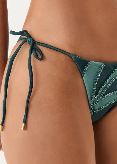 ViX Selma Beaded Tie-Side Bikini Bottoms | Thumbnail 4