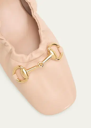 Gucci Prima Leather Ballerina Flats | Thumbnail 11 Gucci Prima Leather Ballerina Flats | Thumbnail 11