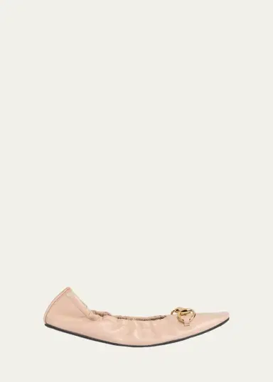Gucci Prima Leather Ballerina Flats | Thumbnail 4 Gucci Prima Leather Ballerina Flats | Thumbnail 4