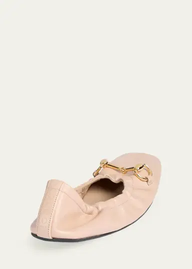 Gucci Prima Leather Ballerina Flats | Thumbnail 5 Gucci Prima Leather Ballerina Flats | Thumbnail 5