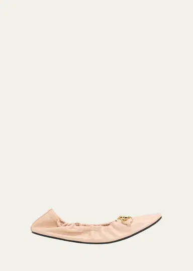 Gucci Prima Leather Ballerina Flats | Thumbnail 7 Gucci Prima Leather Ballerina Flats | Thumbnail 7