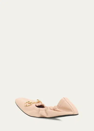 Gucci Prima Leather Ballerina Flats | Thumbnail 10 Gucci Prima Leather Ballerina Flats | Thumbnail 10