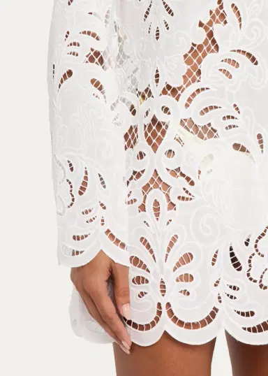 Shani Shemer Kelly Embroidered Kaftan Coverup | Thumbnail 5
