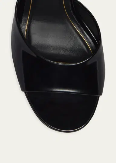 Gucci 75mm Castello Leather Mules | Thumbnail 3