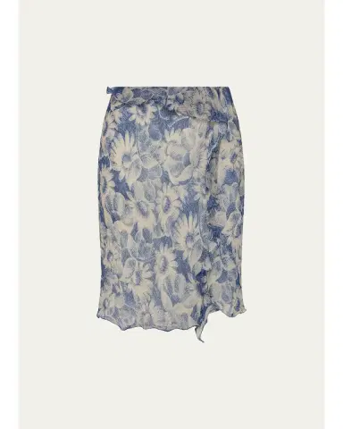 SIR. Lilia Ruffle Midi Skirt | Thumbnail 1 SIR. Lilia Ruffle Midi Skirt | Thumbnail 1