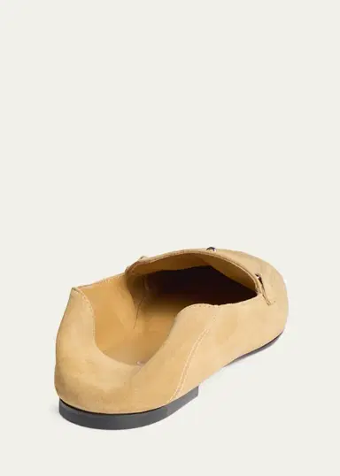 Gucci Jordaan Soft Suede Loafers with Horsebit | Thumbnail 5 Gucci Jordaan Soft Suede Loafers with Horsebit | Thumbnail 5