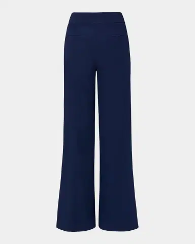 Milly Nash High-Rise Wide-Leg Cady Pants | Thumbnail 5 Milly Nash High-Rise Wide-Leg Cady Pants | Thumbnail 5