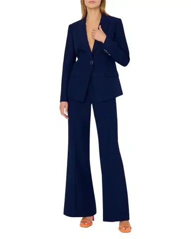 Milly Nash High-Rise Wide-Leg Cady Pants | Thumbnail 6 Milly Nash High-Rise Wide-Leg Cady Pants | Thumbnail 6