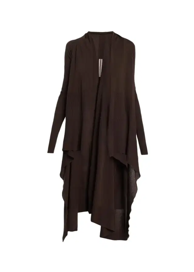 Rick Owens Wool Knit Long Wrap Cardigan