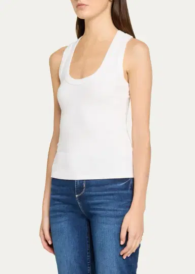 L'Agence Shania Racerback Tank Top | Thumbnail 4