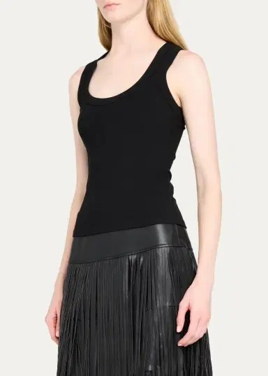 L'Agence Shania Racerback Tank Top | Thumbnail 10