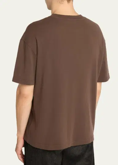 The Row Men's Madoc Slub Rib Jersey T Shirt | Thumbnail 3 The Row Men's Madoc Slub Rib Jersey T Shirt | Thumbnail 3