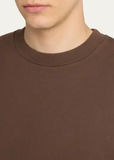 The Row Men's Madoc Slub Rib Jersey T Shirt | Thumbnail 5 The Row Men's Madoc Slub Rib Jersey T Shirt | Thumbnail 5
