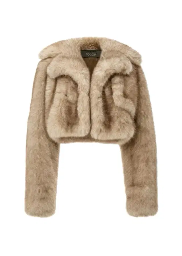Toccin Bellamy Cropped Faux Fur Coat