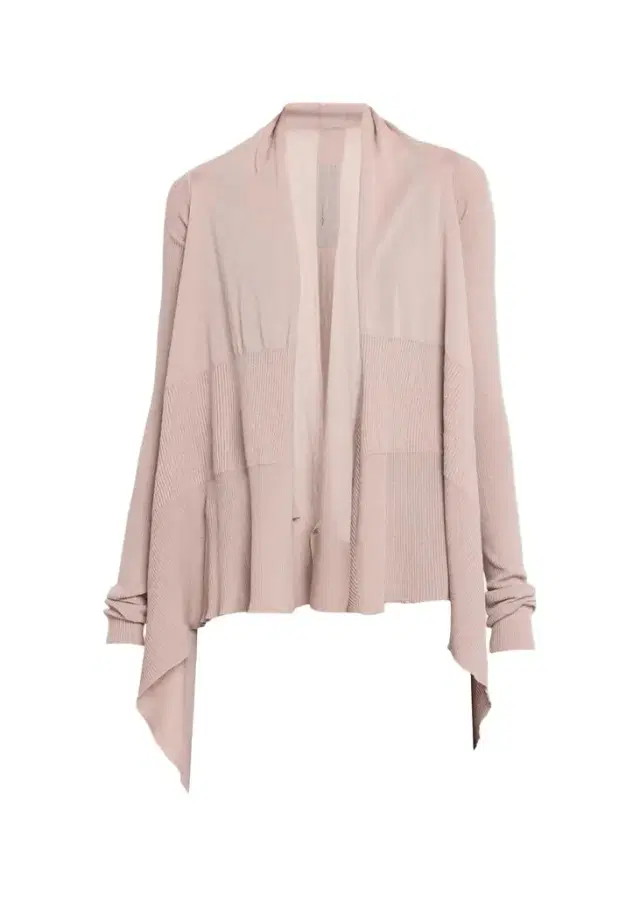 Rick Owens Wool Knit Long Medium Wrap Cardigan