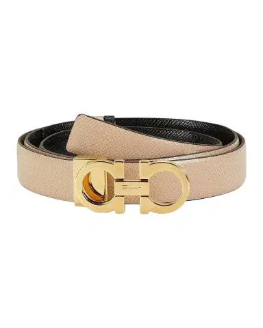 Ferragamo Gancini-Buckle Reversible Leather Belt | Thumbnail 3 Ferragamo Gancini-Buckle Reversible Leather Belt | Thumbnail 3