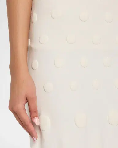 Lela Rose Pucker Dot Knit Midi Skirt | Thumbnail 5