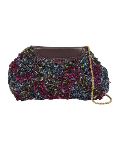 Dries Van Noten Small Ruffle-Embroidered Clutch Bag | Thumbnail 1 Dries Van Noten Small Ruffle-Embroidered Clutch Bag | Thumbnail 1