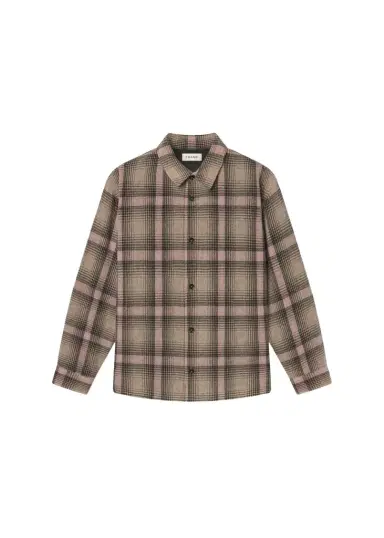 Frame Men's Wool and Nylon Maxi-Plaid Overshirt | Thumbnail 1