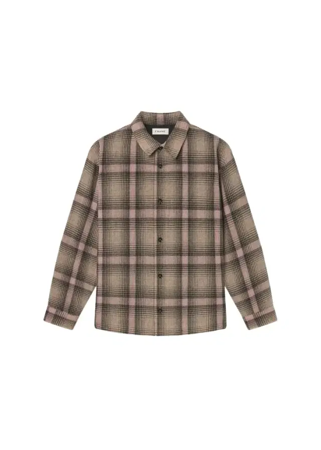 Frame Men's Wool and Nylon Maxi-Plaid Overshirt