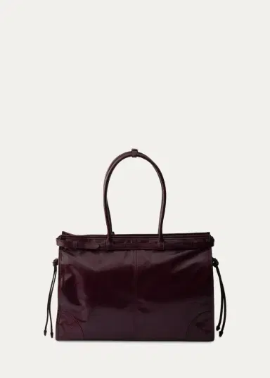Prada Bonnie Glossy Leather Tote Bag | Thumbnail 3 Prada Bonnie Glossy Leather Tote Bag | Thumbnail 3