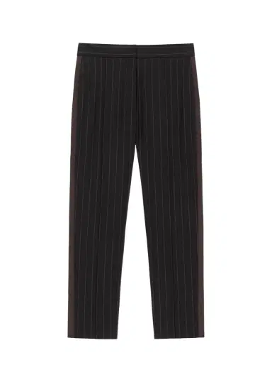 WE-AR4 The Windsor Pinstripe Cropped Trousers | Thumbnail 1