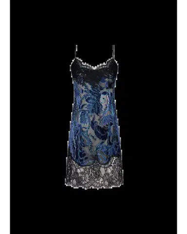 Lise Charmel Lace-Up Burnout Velvet Babydoll | Thumbnail 2 Lise Charmel Lace-Up Burnout Velvet Babydoll | Thumbnail 2