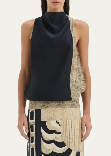 SIR. Sona Geometric Maxi Dress | Thumbnail 4 SIR. Sona Geometric Maxi Dress | Thumbnail 4