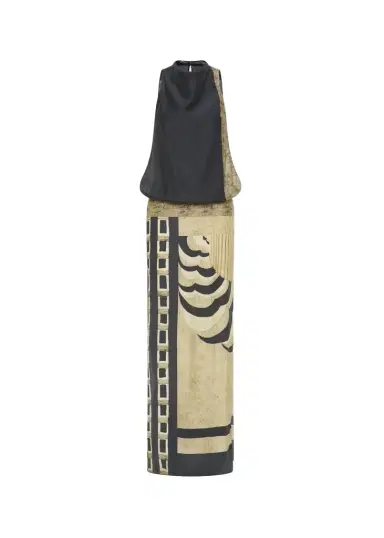 SIR. Sona Geometric Maxi Dress | Thumbnail 1 SIR. Sona Geometric Maxi Dress | Thumbnail 1