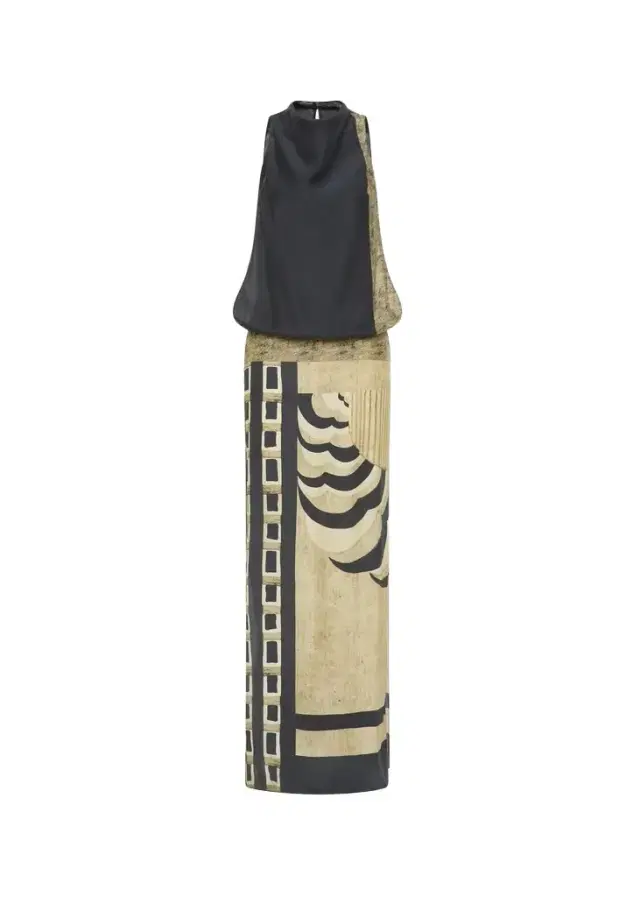 SIR. Sona Geometric Maxi Dress