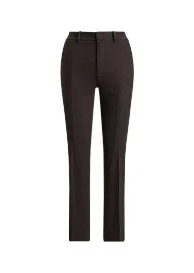Ralph Lauren Collection Andrey Wool Herringbone Tapered-Leg Ankle Pants | Thumbnail 1