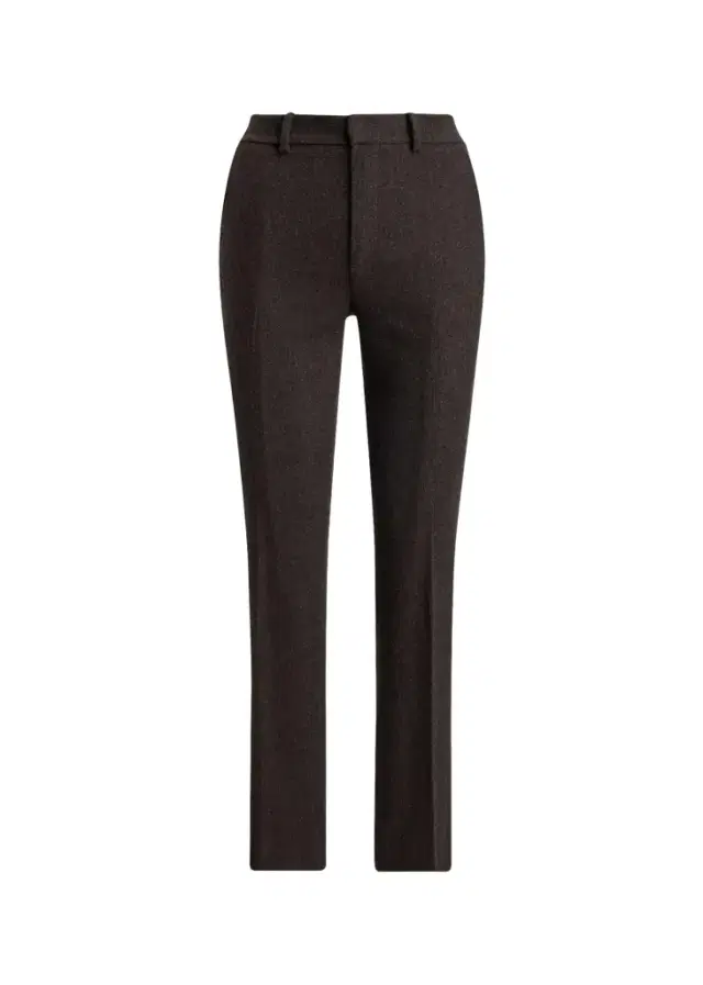 Ralph Lauren Collection Andrey Wool Herringbone Tapered-Leg Ankle Pants