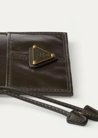 Prada Soft Leather Card Case | Thumbnail 3