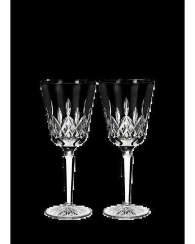 Waterford Crystal Lismore Black Crystal Goblets, Set of 2 | Thumbnail 2
