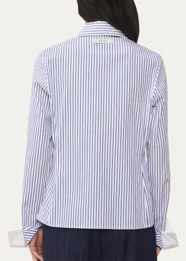 WE-AR4 The Brooklyn Striped Cotton Shirt | Thumbnail 3