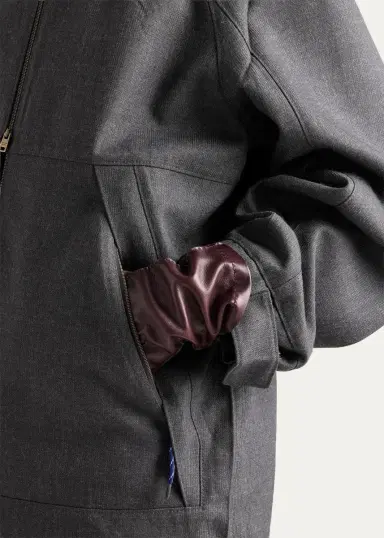 Prada Straight Fit Wool Jacket | Thumbnail 5 Prada Straight Fit Wool Jacket | Thumbnail 5