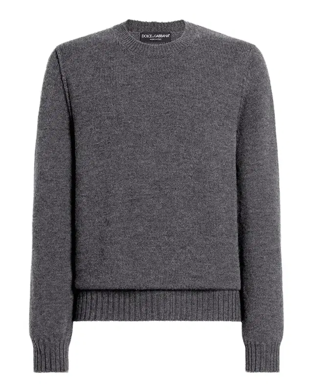 Dolce & Gabbana Men's Wool Crewneck Sweater