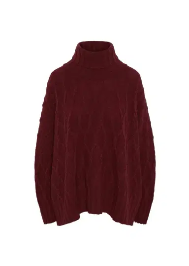 Eskandar Roll Neck Sweater - Mid Plus Length | Thumbnail 1