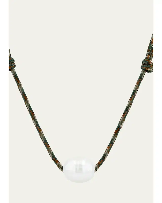 Zoë Chicco Medium Baroque Pearl Paracord Necklace