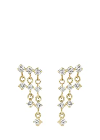 Zoë Chicco 14K Waterfall Prong-Set Diamond Earrings | Thumbnail 1