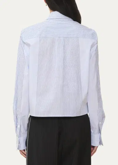 WE-AR4 The Campbell Boxy Striped Cotton Shirt | Thumbnail 3 WE-AR4 The Campbell Boxy Striped Cotton Shirt | Thumbnail 3