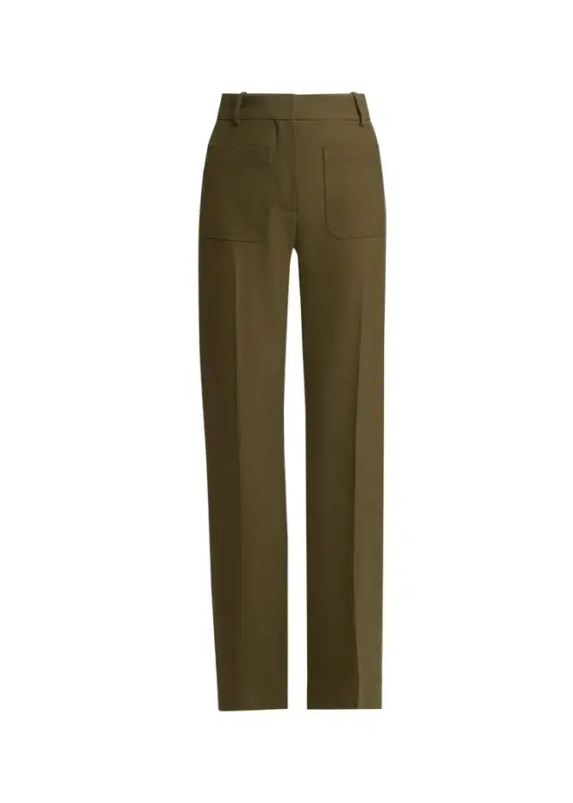 Victoria Beckham Alina Patch Pocket Wide-Leg Trousers